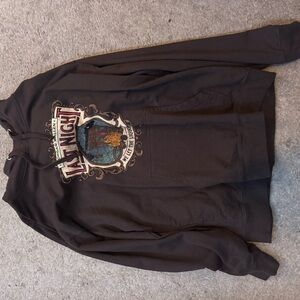 Brown Graphic Hoodie